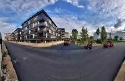 Altınordu'da toplu konut alanları asfaltlanıyor Altınordu'da toplu konut alanları asfaltlanıyor