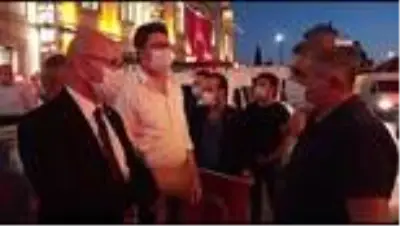 Polisten fener alayına pandemi ayarı Polisten fener alayına pandemi ayarı