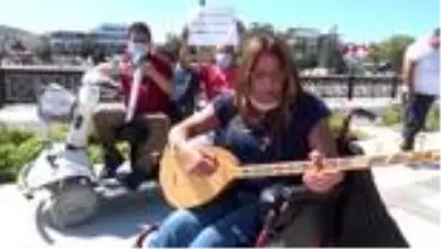 Son dakika haber... TOKAT Koronavirüs tedbirlerini hiçe sayanları protesto ettiler
