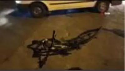 Başkent'te bisikletli çocuğa otomobil çarptı Başkent'te bisikletli çocuğa otomobil çarptı