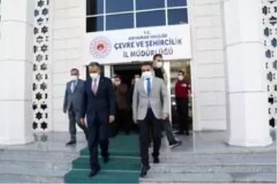 Vali Mahmut Çuhadar'ın kurum incelemeleri devam ediyor