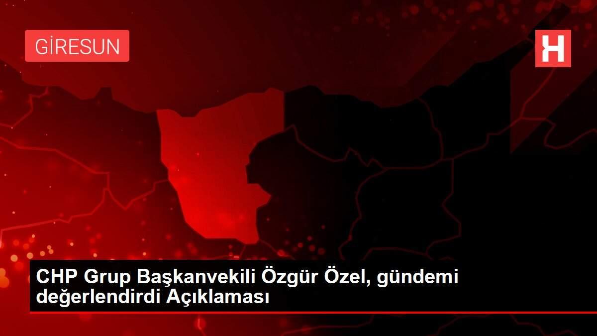 CHP Grup Başkanvekili Özgür Özel, gündemi değerlendirdi Açıklaması CHP Grup Başkanvekili Özgür Özel, gündemi değerlendirdi Açıklaması