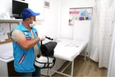Gölbaşı Aile Sağlık Merkezleri'nde salgına karşı tedbirler alındı Gölbaşı Aile Sağlık Merkezleri'nde salgına karşı tedbirler alındı
