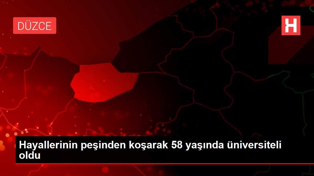 Hayallerinin peşinden koşarak 58 yaşında üniversiteli oldu