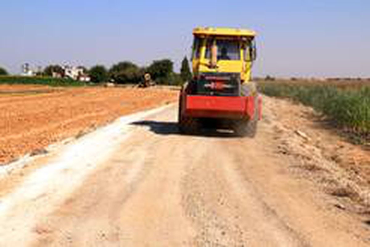 Akçakale'de yollar kışa hazırlanıyor