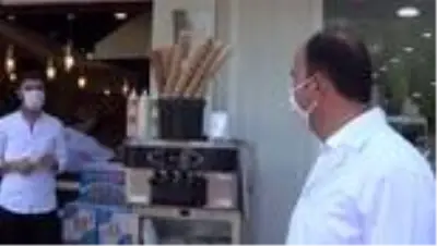 Belediye başkanlarından 'beyaz önlüklü' Kovid-19 denetimi Belediye başkanlarından 'beyaz önlüklü' Kovid-19 denetimi