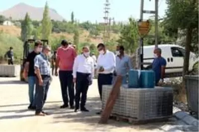 Hacılar'ın dört bir tarafında çalışmalar devam ediyor Hacılar'ın dört bir tarafında çalışmalar devam ediyor