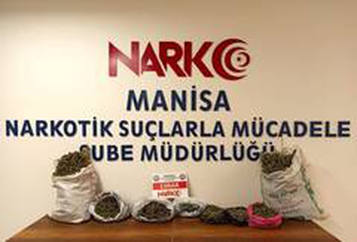 Manisa'da uyuşturucu operasyonu: 6 kilogram esrar ele geçirildi