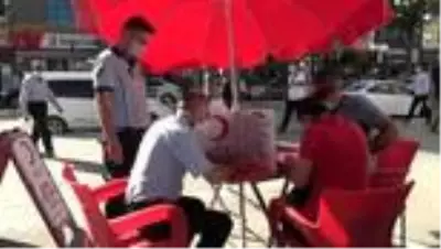 Zabıta ekiplerinden kan bağışı Zabıta ekiplerinden kan bağışı
