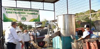 Antep fıstığı kavlatma makinesi Akçaköy'de hizmete girdi