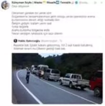 Trafiğe neden olduğu iddialarına Soylu'dan manidar yanıt: Özür dilerim, olmamam gereken bir yerdeydim Trafiğe neden olduğu iddialarına Soylu'dan manidar yanıt: Özür dilerim, olmamam gereken bir yerdeydim