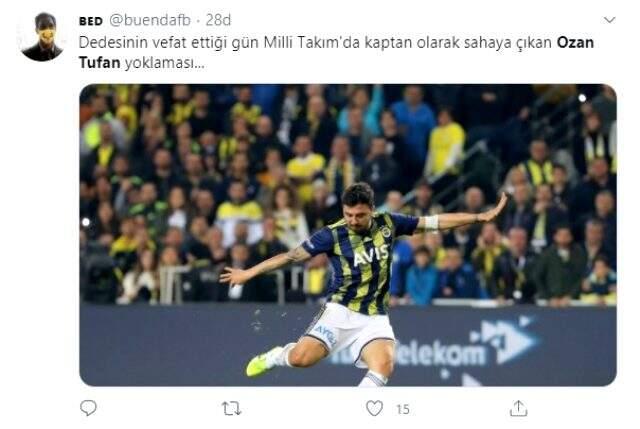 Ozan Tufan, dedesi vefat etmesine karşın Sırbistan maçında sahaya çıkarak takdir topladı Ozan Tufan, dedesi vefat etmesine karşın Sırbistan maçında sahaya çıkarak takdir topladı