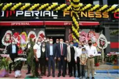 Başkan Berge, Imperıal Spor Salonunun açılışını yaptı Başkan Berge, Imperıal Spor Salonunun açılışını yaptı