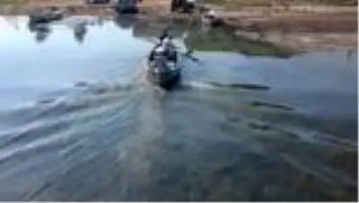 Son dakika... Marmara Gölü'nde su seviyesi yüzde 1,5'a kadar düştü