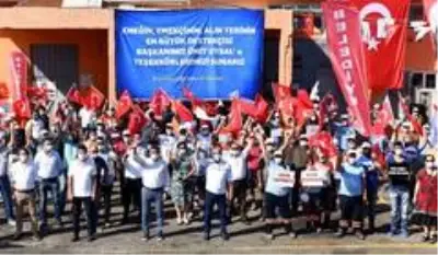 Muratpaşa'da işçinin yüzü yıllık yüzde 18 oranındaki zamla güldü Muratpaşa'da işçinin yüzü yıllık yüzde 18 oranındaki zamla güldü