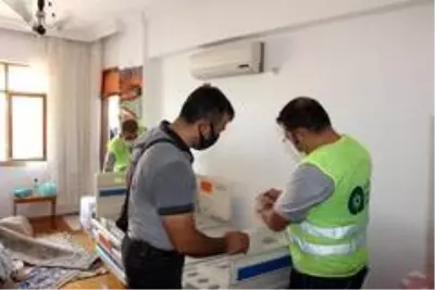 Büyükşehirden 12 vatandaşa hasta yatağı Büyükşehirden 12 vatandaşa hasta yatağı