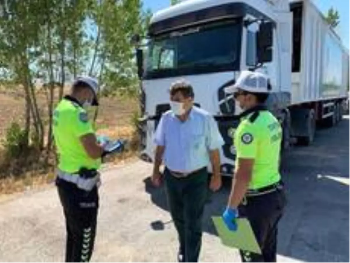 Kaymakam Tortop, trafik ekipleri ile denetim yaptı