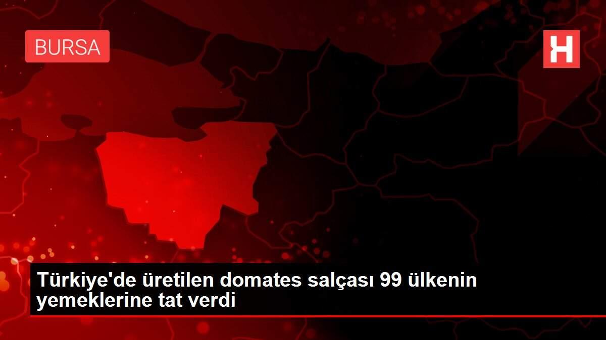 Türkiye'de üretilen domates salçası 99 ülkenin yemeklerine tat verdi