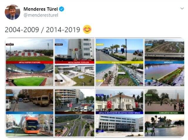 Eski Antalya Büyükşehir Belediye Başkanı Menderes Türel'in halefi yoğun bakımdayken yaptığı paylaşım tepki çekti Eski Antalya Büyükşehir Belediye Başkanı Menderes Türel'in halefi yoğun bakımdayken yaptığı paylaşım tepki çekti