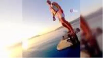 Kenan Sofuoğlu'ndan Salda'da fliteboard şov