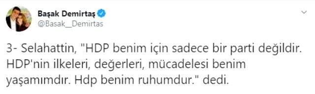 Başak Demirtaş, eşine herkesin merak ettiği soruyu sordu: Parti mi kuruyorsun? Başak Demirtaş, eşine herkesin merak ettiği soruyu sordu: Parti mi kuruyorsun?