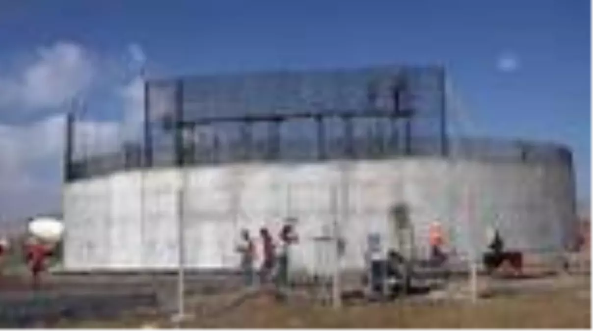 Biyogaz tesisinin temeli atıldı