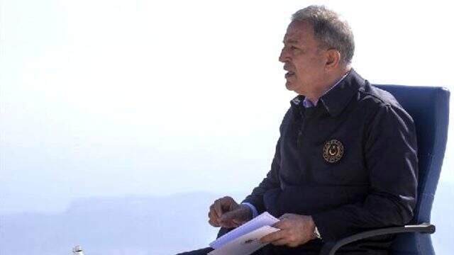 Bakan Akar, Doğu Akdeniz'de gerilimi tırmandıran Fransa'ya sert çıktı: Yunanistan'ı tahrik ediyor Bakan Akar, Doğu Akdeniz'de gerilimi tırmandıran Fransa'ya sert çıktı: Yunanistan'ı tahrik ediyor