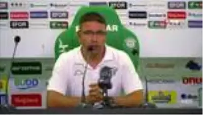 Bursaspor Teknik Sorumlusu Fazlı Tan: 'Galibiyet hediye etmek istiyorduk, olmadı' Bursaspor Teknik Sorumlusu Fazlı Tan: 'Galibiyet hediye etmek istiyorduk, olmadı'