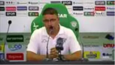 Bursaspor Teknik Sorumlusu Fazlı Tan: 'Galibiyet hediye etmek istiyorduk, olmadı' Bursaspor Teknik Sorumlusu Fazlı Tan: 'Galibiyet hediye etmek istiyorduk, olmadı'