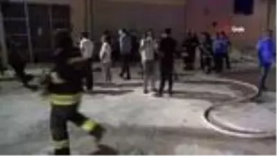 Demir doğrama atölyesinde oksijen tüpü patladı Demir doğrama atölyesinde oksijen tüpü patladı