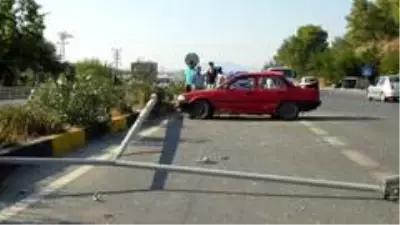 Feci kaza ucuz atlatıldı Feci kaza ucuz atlatıldı