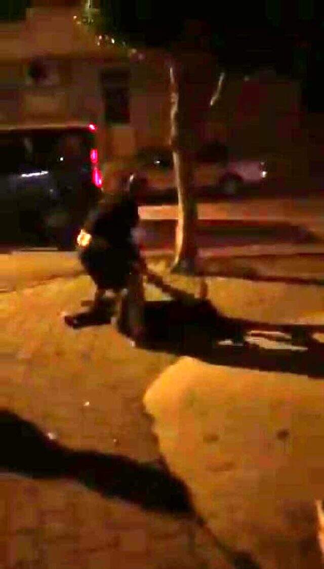 Kızının gözü önünde eski eşi tarafından darp edilen kadın bayıldı! O anlar kameraya anbean yansıdı