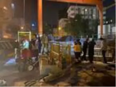 KOZYATAĞI METRO İSTASYONU İNŞAATINDA KAZA 2 YARALI KOZYATAĞI METRO İSTASYONU İNŞAATINDA KAZA 2 YARALI