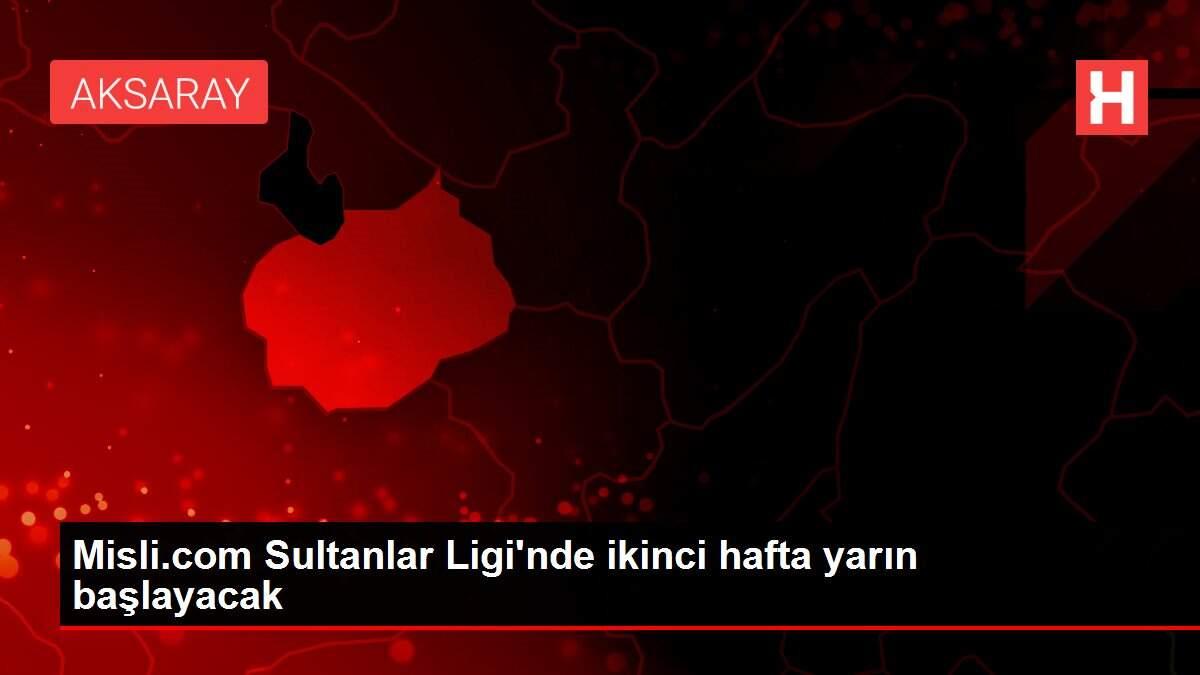 Misli.com Sultanlar Ligi'nde ikinci hafta yarın başlayacak
