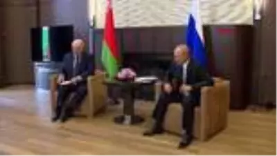 Putin-Lukaşenko görüşmesi Soçi'de başladı Putin-Lukaşenko görüşmesi Soçi'de başladı