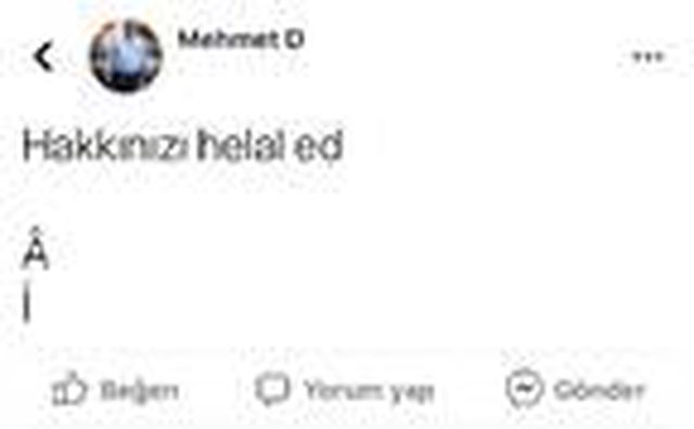 Sosyal medyadan helallik isteyip intihar etti
