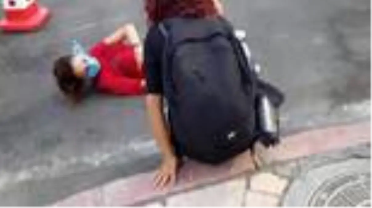 Devrilen motosikletin sürücüsü yaralandı