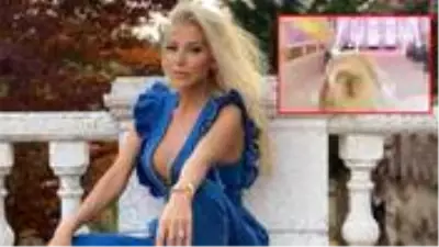 Gülşah Saraçoğlu, Doya Doya Moda'nın çekimlerinde yere kapaklandı Gülşah Saraçoğlu, Doya Doya Moda'nın çekimlerinde yere kapaklandı
