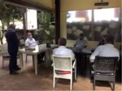 Kaymakam Türköz muhtarlarla bir araya geldi Kaymakam Türköz muhtarlarla bir araya geldi