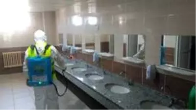 Ordu'da okulların 403 bin metrekare alanı dezenfekte edildi Ordu'da okulların 403 bin metrekare alanı dezenfekte edildi