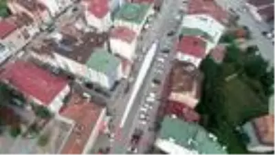 Rüzgar enerji santrali türbininin devasa kanadı taşındı Rüzgar enerji santrali türbininin devasa kanadı taşındı