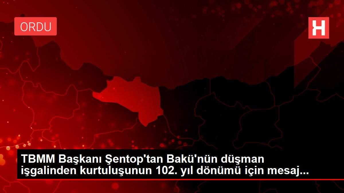TBMM Başkanı Şentop'tan Bakü'nün düşman işgalinden kurtuluşunun 102. yıl dönümü için mesaj... TBMM Başkanı Şentop'tan Bakü'nün düşman işgalinden kurtuluşunun 102. yıl dönümü için mesaj...