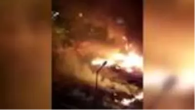 Antalya'da otluk alanda yangın Antalya'da otluk alanda yangın
