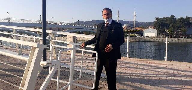 Çorum'da engelli rampasına turnike konulması tepki çekti