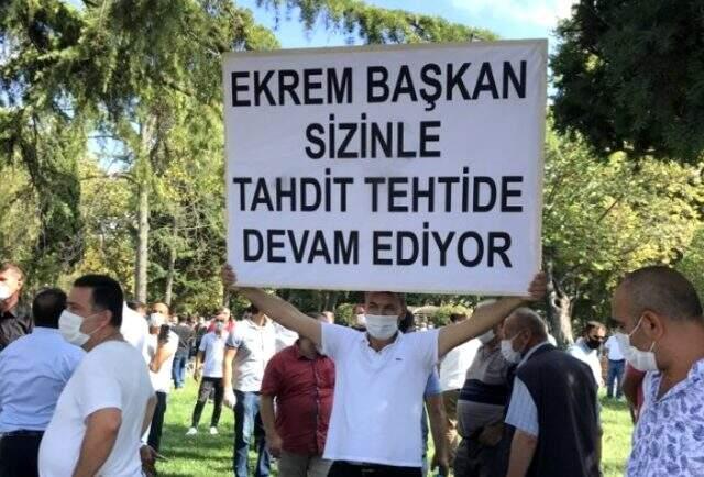 İstanbul'da servisçilerden yeni plaka teklifi protestosu