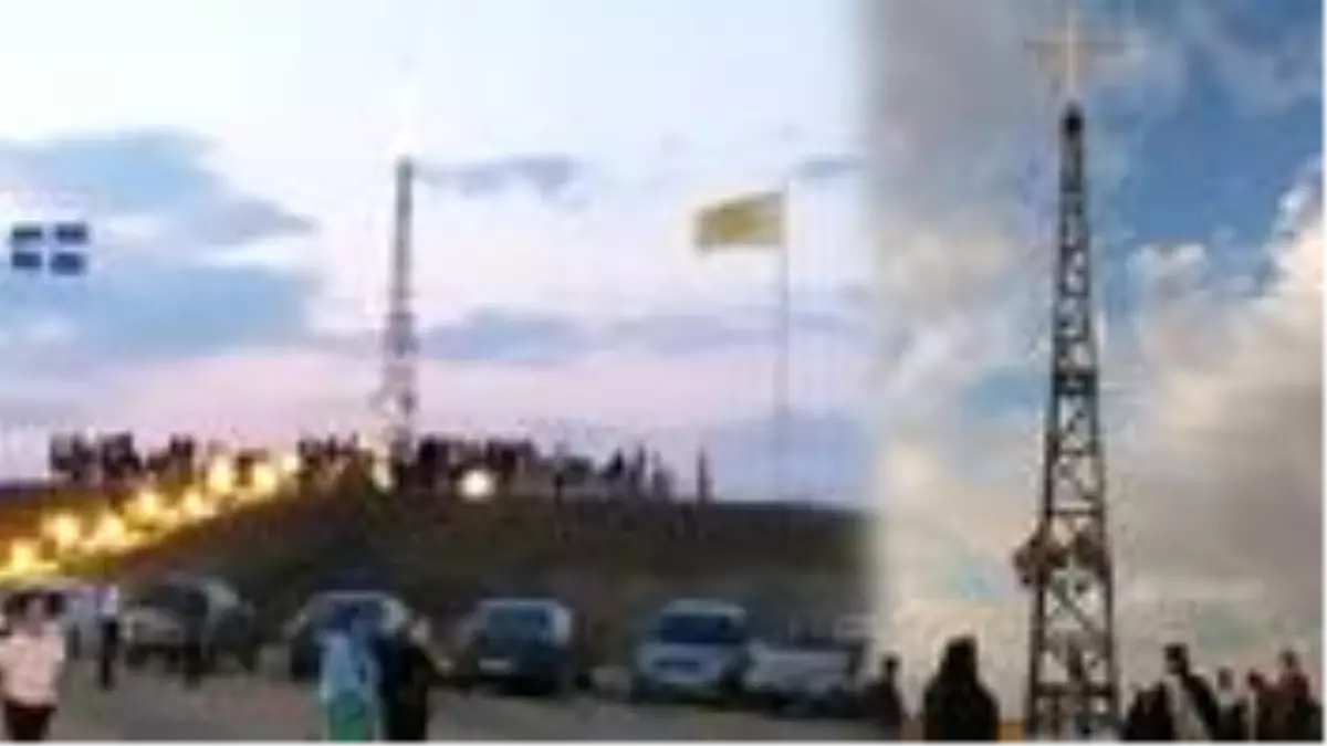 Doğu Akdeniz gerginliği devam ederken Yunanistan, Türkiye sınırına dev haç yerleştirdi