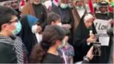 - Fransız Charlie Hebdo dergisi Bağdat'ta protesto edildi - Fransız Charlie Hebdo dergisi Bağdat'ta protesto edildi