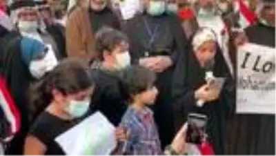 - Fransız Charlie Hebdo dergisi Bağdat'ta protesto edildi - Fransız Charlie Hebdo dergisi Bağdat'ta protesto edildi