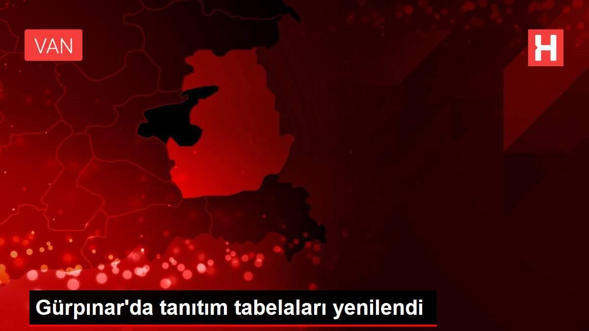 Gürpınar'da tanıtım tabelaları yenilendi