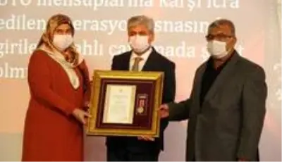 Hatay'da, şehit yakınları ve gazilere Devlet Övünç Madalyası ve Beratı